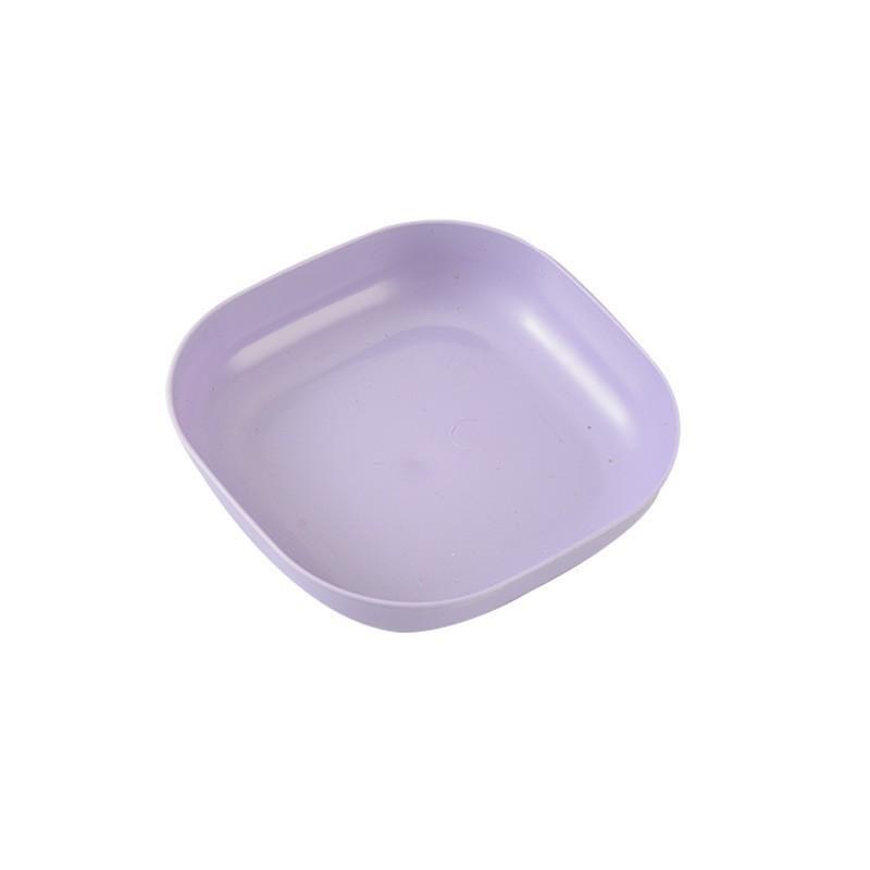 

Экологичная тарелка для костей из пшеничной соломы с основанием, квадратная глубокая тарелка для дома и обеда 13.2cm Dish бежевый