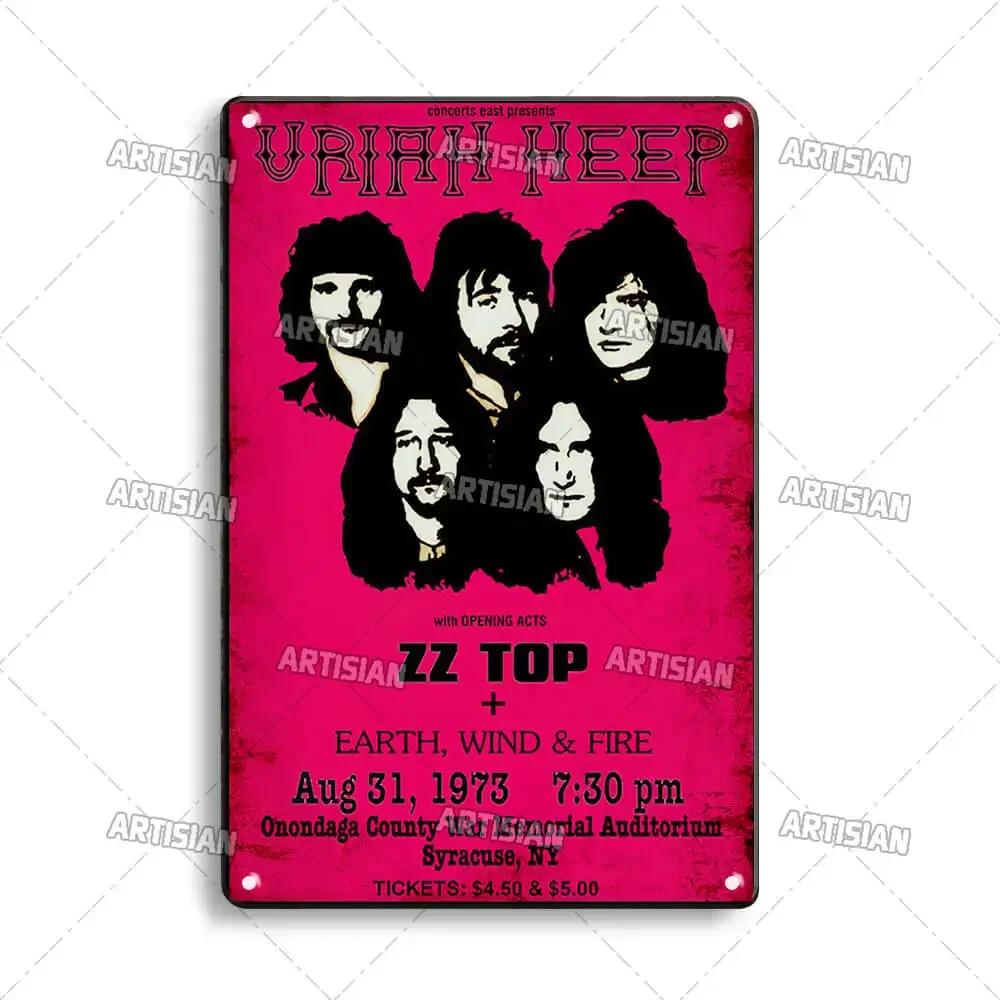 Postarzany Metalowy Plakat Muzyka Dekoracyjny Talerz Klasyczna Metalowa Tabliczka Rockowa Płyta Ścienna Bar Garaż Kawiarnia Ściana Dekor Przemysłowy Metalowe Znaki