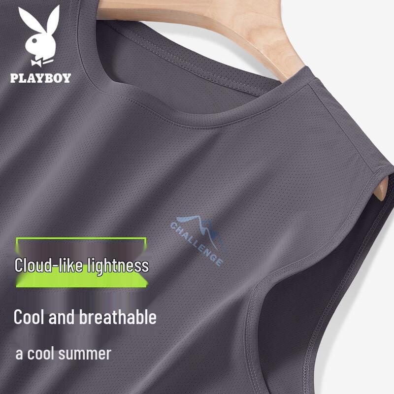 Playboy Men s Quick-Dry Cooling Sleeveless Vest 3XL