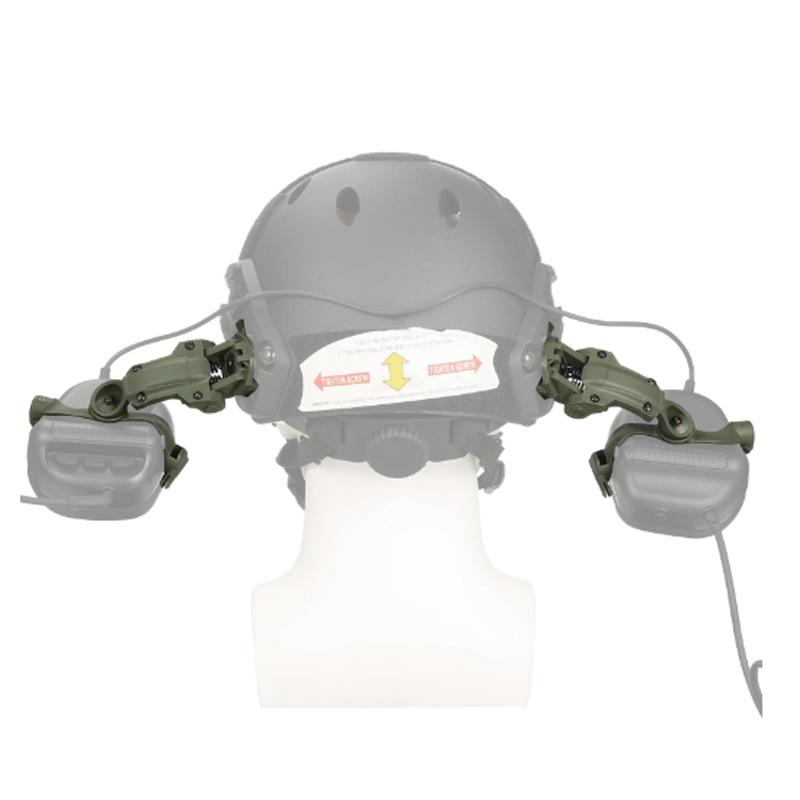 Horký prodej Střelecká náhlavní souprava Držák Sada Rotace Adaptér na lištu helmy Vhodný pro OPS Core ARC a Team Wendy M-LOK Lišta Montáž sluchátek