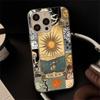 Sun TotemThe Sun Moon Starry Sky Phone Case For iPhone 17 16 15 14 13 12 11 Pro Max 17 Air XR XS 16E INS ShakeProof Cover