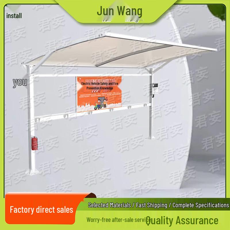 Membrane Structure Carport & EV Charger Shelter