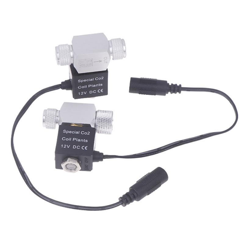 Aquarium Co2 Solenoid Valve Regulator 110V-220V Low Temperature Co2 Aquarium Fish Tank Electric Magnetic Valve Eu Us Dc12V
