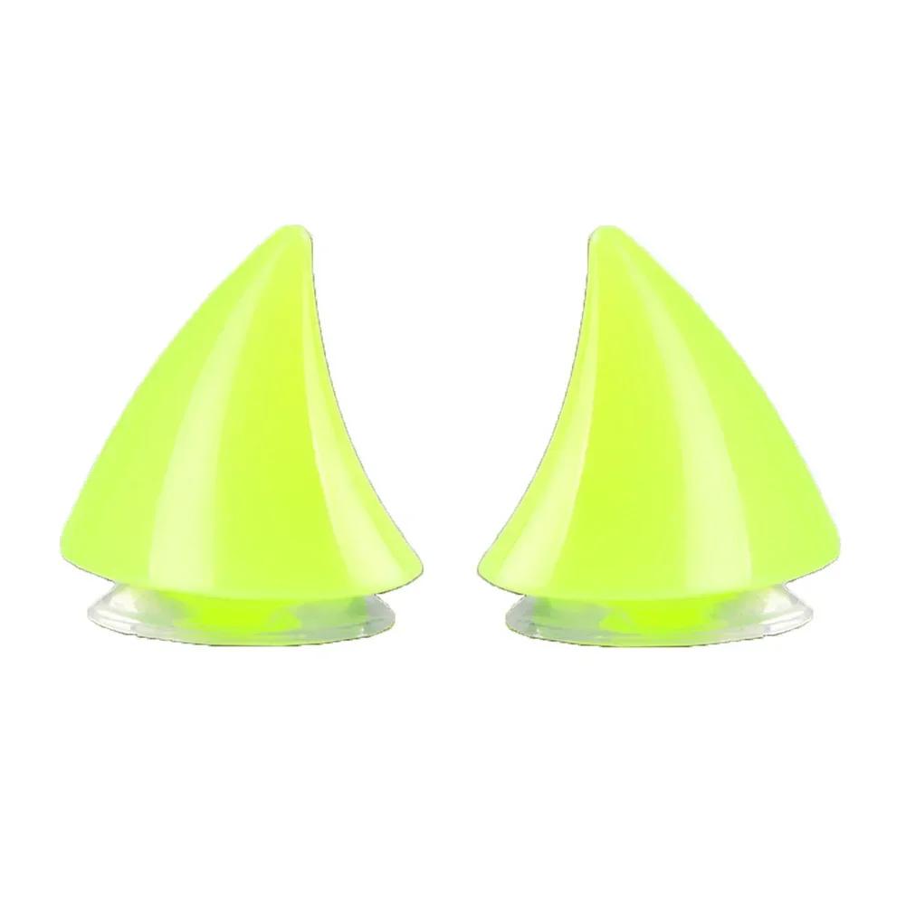 2PCS Motorcycle Helmet Cute Corner Rubber Horn Decoration Motocross Full Face Off Road Helmet Decoration Moto Car Accessories