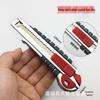 Heavy-Duty 18mm Utility Knife with Rubber Grip - Ideal for Paper, Wallpaper, and Unboxing Tasks