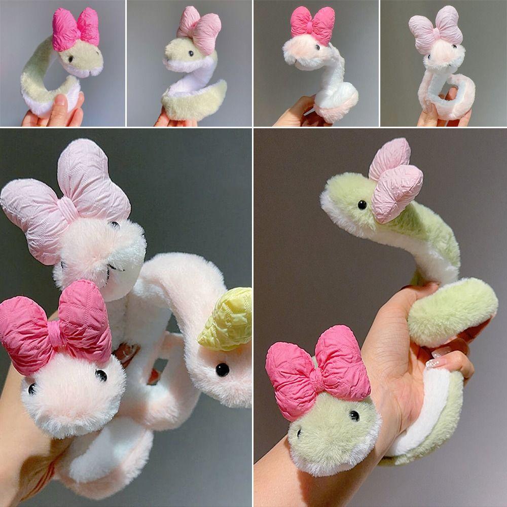 

Зелена рожева м яка змія у формі змії, імітована плюшева змія, прикраса для дому rose red&green