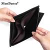 Men's Large Capacity Tri-Fold Wallet with Multi-Card Slots & Hinged Coin Pocket