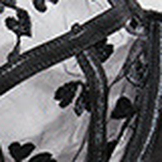 Europäisches & Amerikanisches Herzstickerei Mesh Dessous-Set - Bügel Push-Up, Durchsichtiges Design