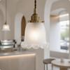 Frosted Glass Lampshade Translucent Pendant Light Shade for Wall Lights
