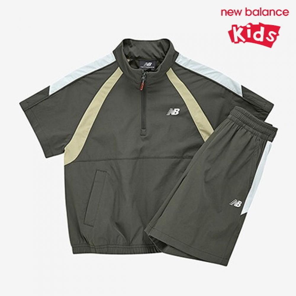

New Balance Kids Woven Short Sleeve Anorak Setup Nk9yf2112u 49 150/size