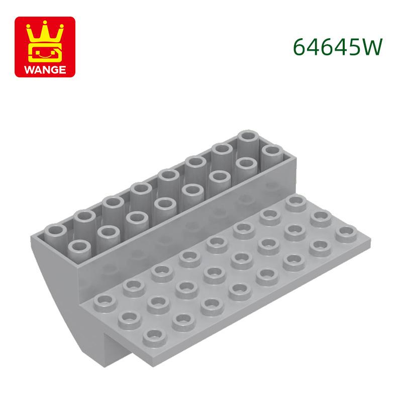

100g 8Pcs / Lot 64545W Brick Pieces Bottom Ship Colors Fitting Suitable Children s DO-IT-YOURSELF Building Blocks My Own Creation Toy Parts about 8 Pcs