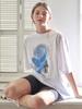 Leupeulle [Tiltil] Oversized T-Shirt (White)