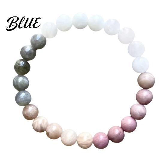 Elegant Simple Bracelet Natural Stone Beaded Bracelets Semi-Precious Gemstones Wear-resistant