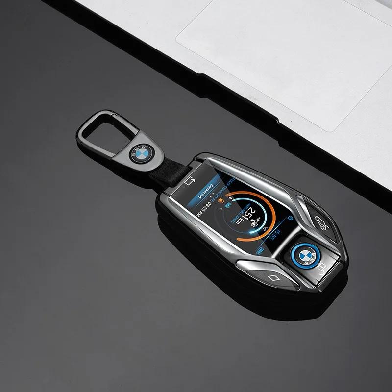 Hot 2025 Alloy New TPU Car Key Case Cover Shell Keychain For BMW 5 7 Series G11 G12 G30 G31 G32 I8 I12 I15 G01 G02 G05 G07 X3 X4