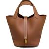 2025 Popular Bag Women's First Layer Cowhide Vegetable Basket Bag Versatile Bucket Bag Genuine Leather Women's Bag High-end Handbag