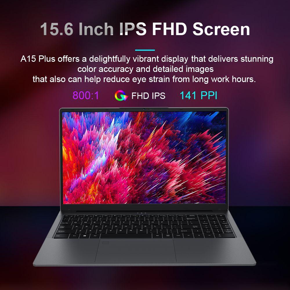 Ninkear Laptop A15 Plus 15.6'', AMD Ryzen 7 5825U 8 Nuclee 4.5GHz, Ecran IPS 1920*1080, 32GB RAM 1TB SSD