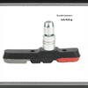 2 Pcs Robust Hard Wearing Rubber 70Mm V Brake Pads For Metal Rim Fit Wet Dry Conditions