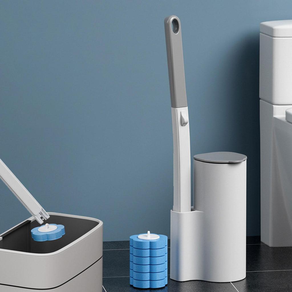 Disposables Toilet Brush Set Bathroom Maintenance Efficient Supplies Bowl Cleaning