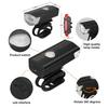 Front Light with Taillight Bike Light Set Waterproof Bicycle Accessories Outdoor Riding Lights