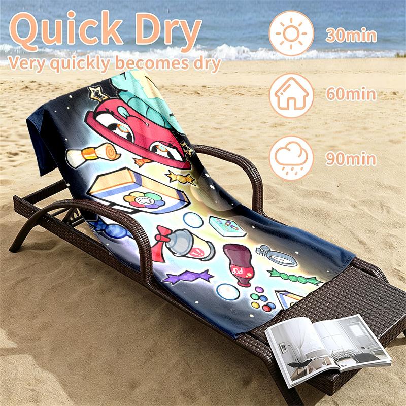 Dandys world Beach towels also serve as bath towels summer essential a musthave for the outdoors the beach and the pool