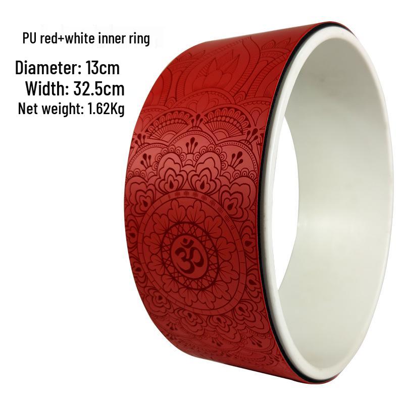 Yoga Wheel Shoulder Opener & Backbend Ring - Cork Pilates Circle for Flexibility & Fitness