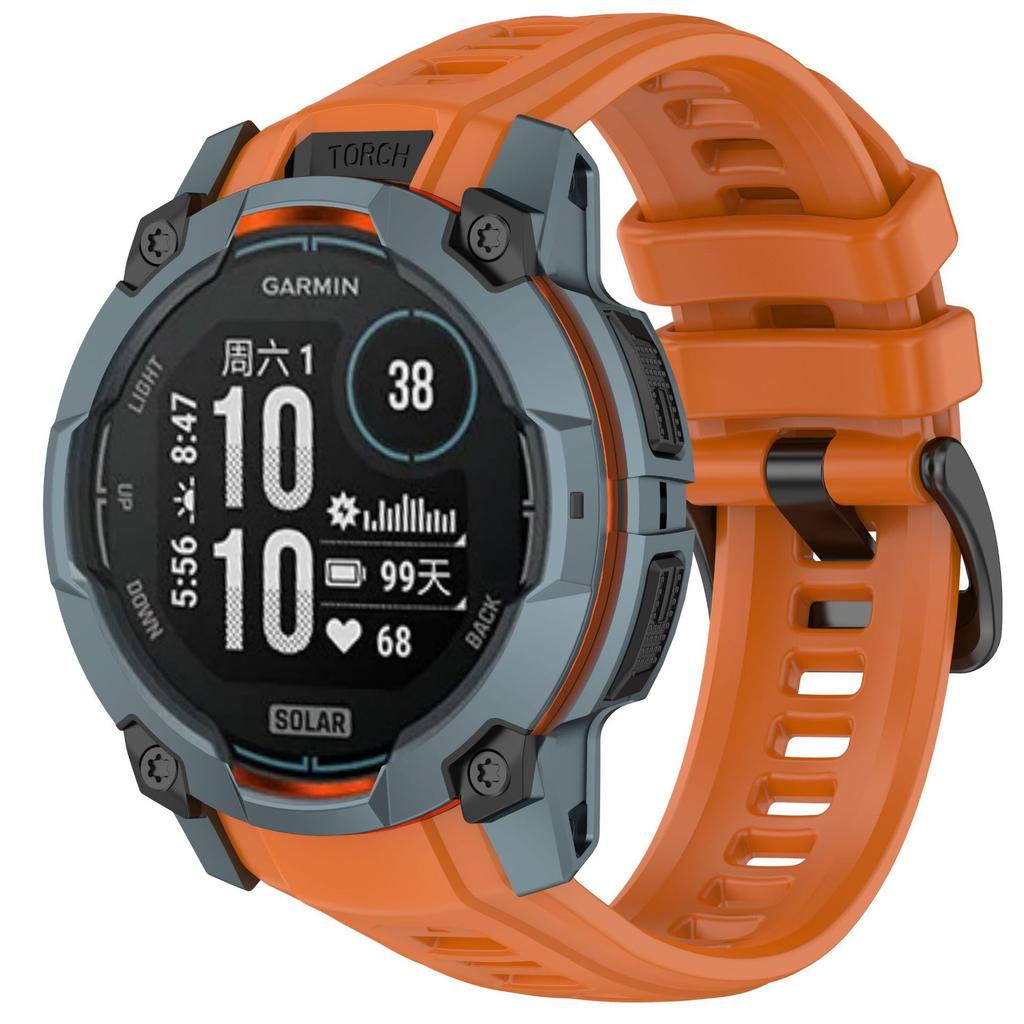 Cinturino Ufficiale in Silicone Per Garmin Instinct 3 Amoled 50mm 45mm Braccialetto di Ricambio per Garmin Instinct 3 Solar 45mm 50mm