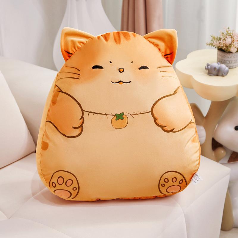 

Толстый кот подушка-игрушка плюшевая кукла домашняя диванная подушка подушка девочка успокаивающая кукла 38cm（0.35kg）