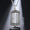 Mens Womens Adjustable Chain Necklace With Rotating Abacus Bead Pendant Pixiu Charm Vintage Style