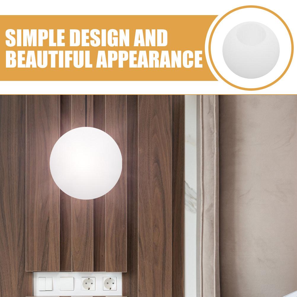 Globe Lamp Shade Glass Round Ball Fixture Replacement Cover for Pendant Lamp Lighting Shades White Lampshade