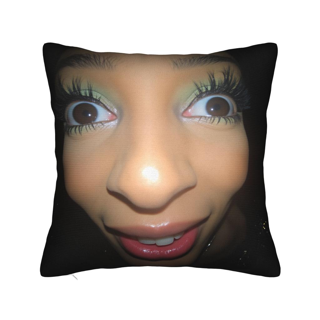 Funny D-doja Cat Pillow Cover  Cute Funny Pillow Case For Living Room Bed Chair Soft Pillowcases Gift