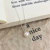 Simple and High-end Pearl Necklace Pendant for Women with Light Luxury Design