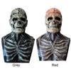 Halloween Scary Skull Mask Silica Terrible Full Face Headgear Horror Skull Costume Magic Cap for Halloween Party Masquerade