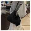 Korean Style Nylon Shoulder Bags Tote Bag Large Capacity Casual Dumpling Bag Solid Color Fold Oxford Cloth Underarm Bag Girls
