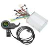 Kit de contrôleur de trottinette électrique 450W Affichage LCD couleur rond avec accélérateur au pouce Contrôleur de trottinette électrique pour