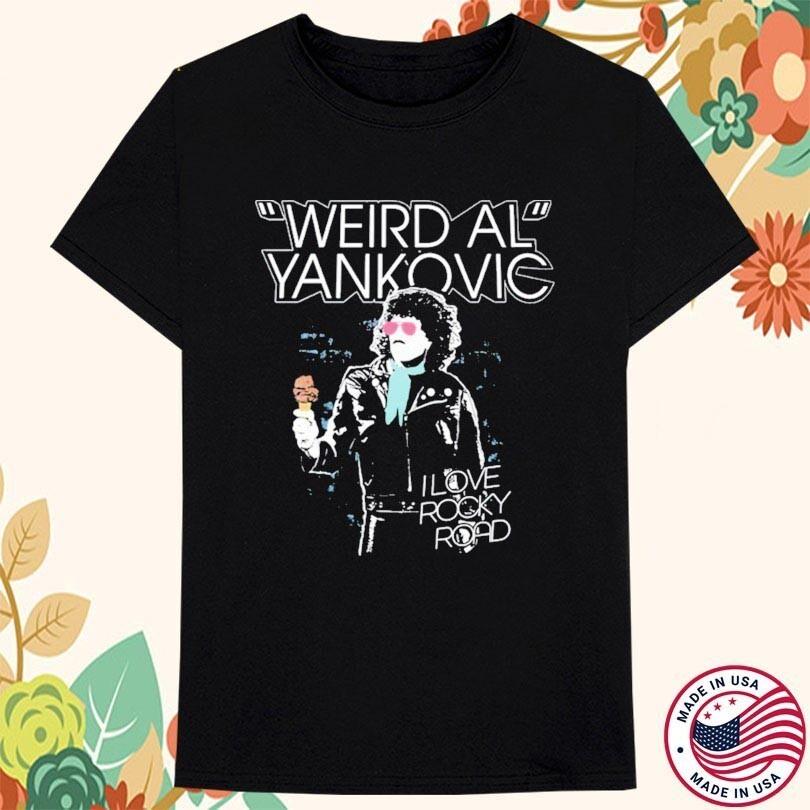

Weird Al Yankovic I Love Rocky Road Cotton Black S-5XL T Shirt BL491 Unisex T-Shirt XL