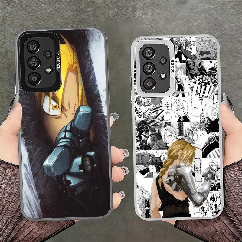 F-ullmetal A-Alchemist Anime Shockproof Phone Case for Samsung A17 A16 A15 A14 A37 A57 A36 A56 A26 A35 A55 A25 A34 A54 A24 A13 A