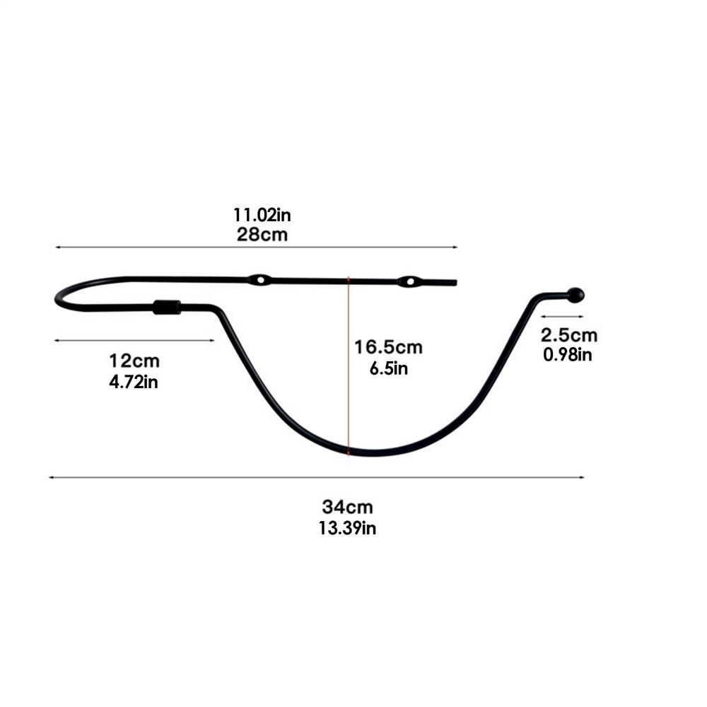 

Wall Mounted Cowboy Hat Holder 360 Rotatable Cowboy Hat Organizer Wall Mounted Clothes Stand For Closet Women Home Room Bedroom чёрный