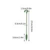 5/10/20PCS Plastic Plant Support Stand Garden Rose Fixing Rods Reusable Butterfly Orchid Flower Rack Holder Bracket Anti Lodging
