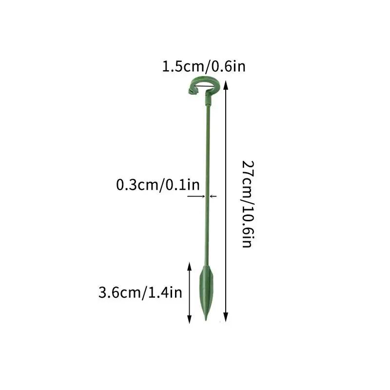 5/10/20PCS Plastic Plant Support Stand Garden Rose Fixing Rods Reusable Butterfly Orchid Flower Rack Holder Bracket Anti Lodging
