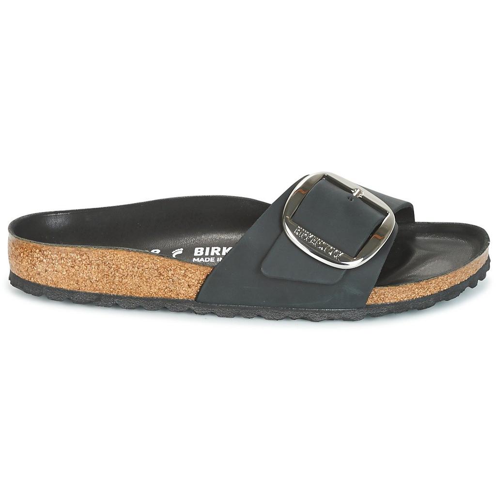 BIRKENSTOCK Madrid Big Buckle Cm Sandals, Black, 24.5