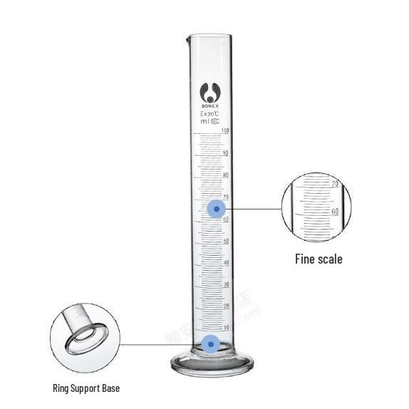 

Glass Laboratory Graduated Cylinders - 100ml, 250ml, 500ml, 1000ml Chemical Measuring Cups 5ml Cylinder