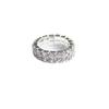 Celebrity Street Shooting Diamond Claw Chain Ring - Elegant Bridal Jewelry R0080.