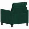 Dark Green Sofa 76 x 81 x 87.5 cm Velvet