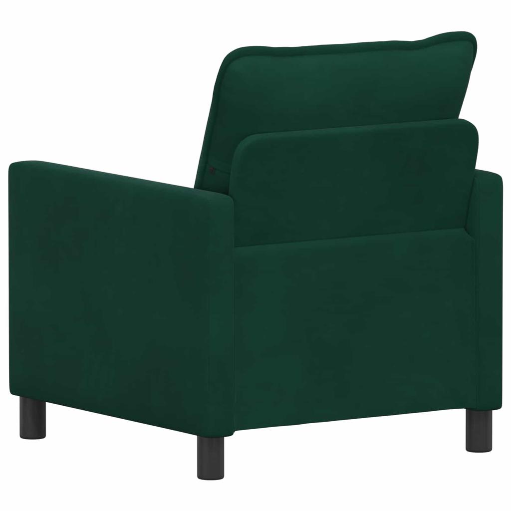 Dark Green Sofa 76 x 81 x 87.5 cm Velvet