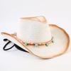 Popular European and American Western Cowboy Straw Hat Men's and Women's Fashion Shade Straw Hat Outdoor Western Cowboy Hat