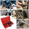 13PCS Versatile Chain Repair Tool Set Motorcycle Chain Set W/h Remover Motorcycle Link Duty Bike Red Riveter Case Splitter W0L7