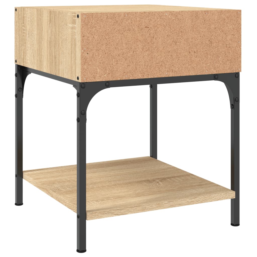 Nightstand Sonoma Oak 40x41x50 Cm Particleboard