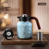 Portable High-End Pure Titanium Tea Set with Insulated Teapot and Teacups - Ideal for Business Travel and Gifts