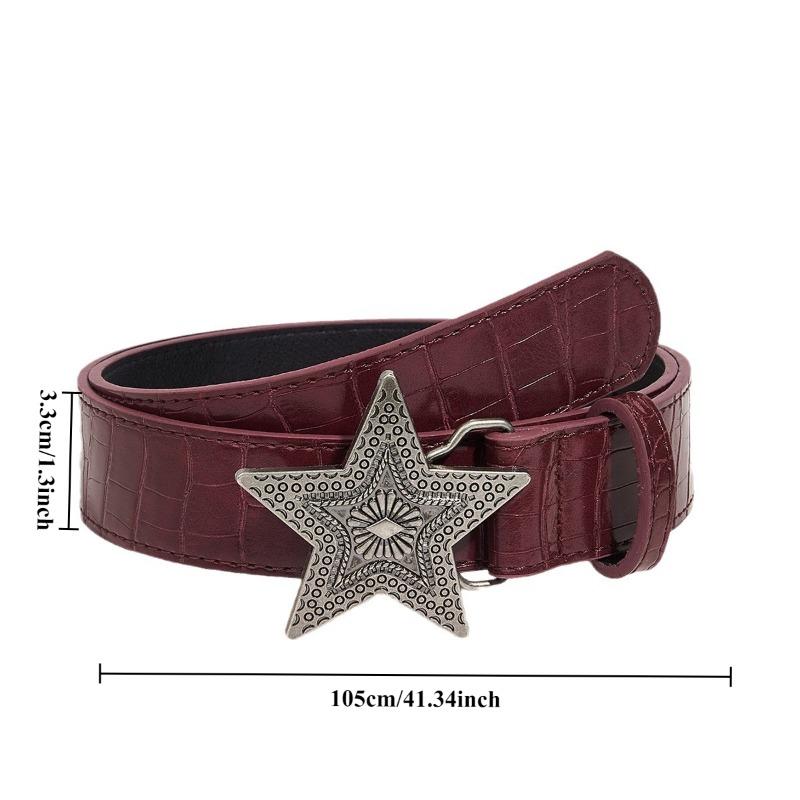 Fashionable Women's Belt American Retro Style Leather Belt—Perfect for Dresses Suits and Instagram-Worthy Looks—Unique Belt