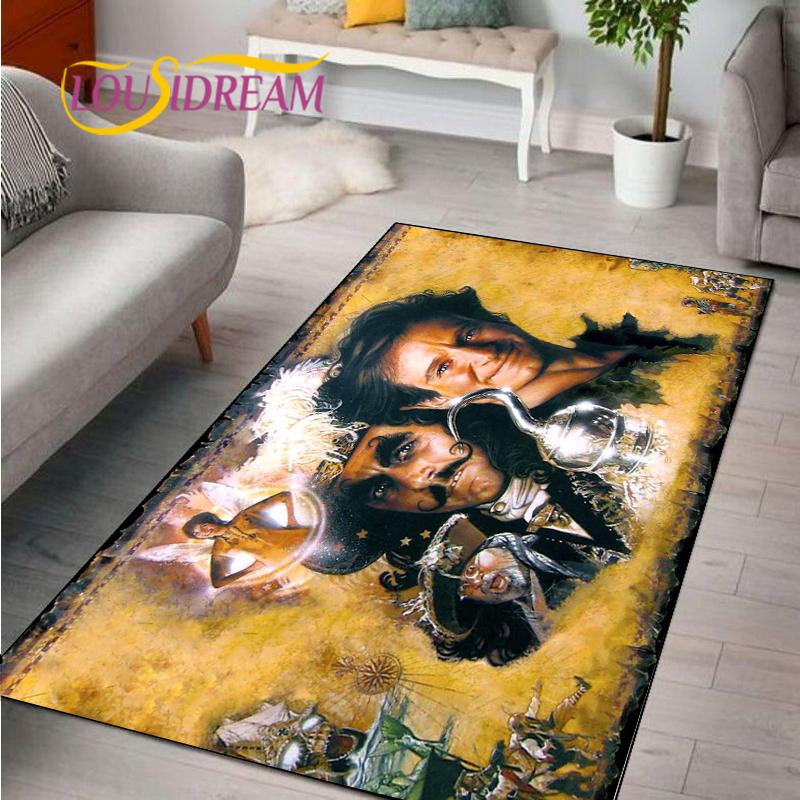 Captain Morgan Musterteppich für Schlafzimmer Wohnzimmer Teppich für Küchenbodenmatten Heimdekor Kinder Rutschfeste Bodenmatte Teppich Alfombra